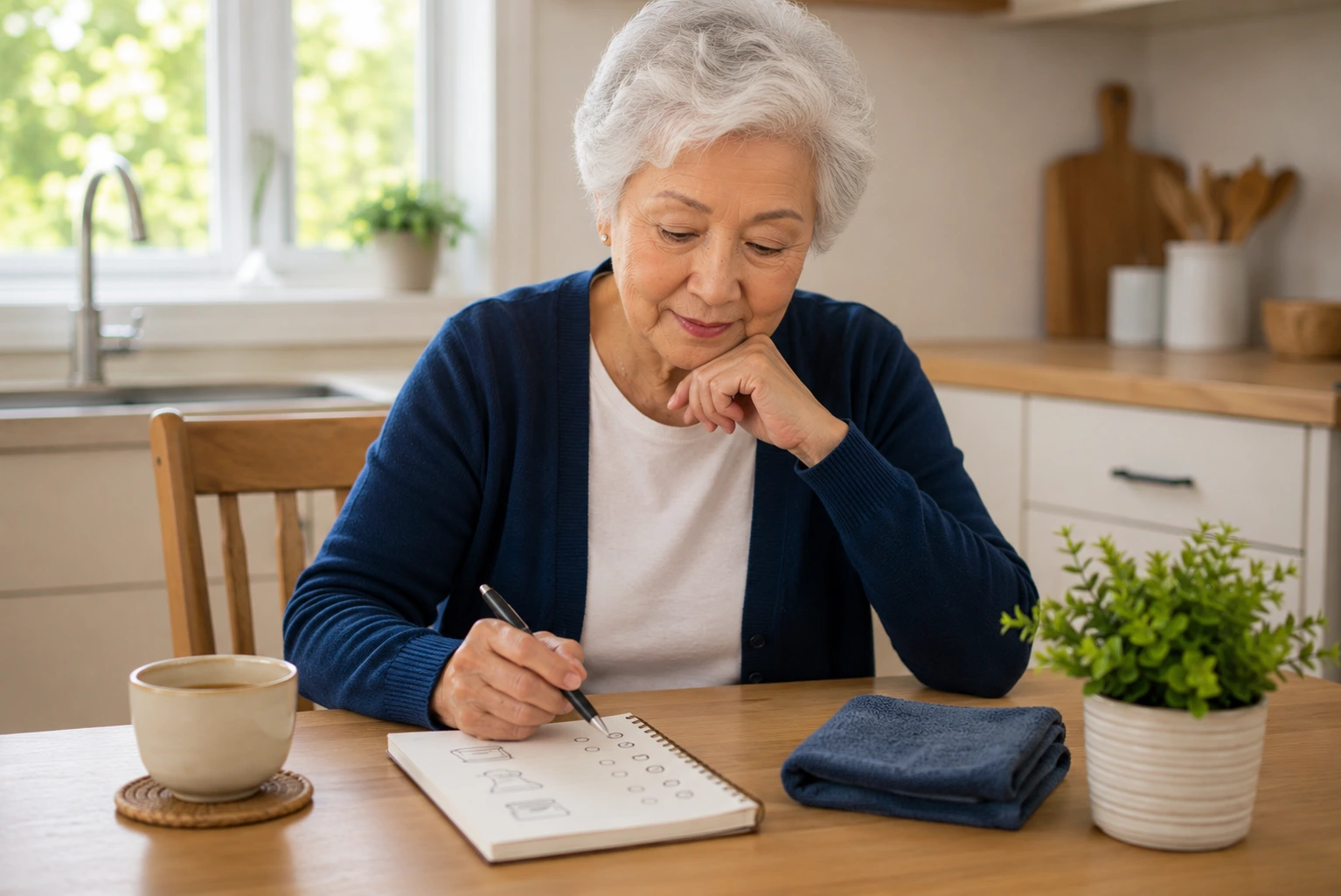 Family member talking to an Aging Parent About Accepting Help at Home